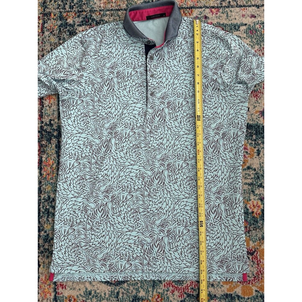 Greyson Den of Thieves Blue Golf Polo Men’s Size Medium - Picture 6 of 7